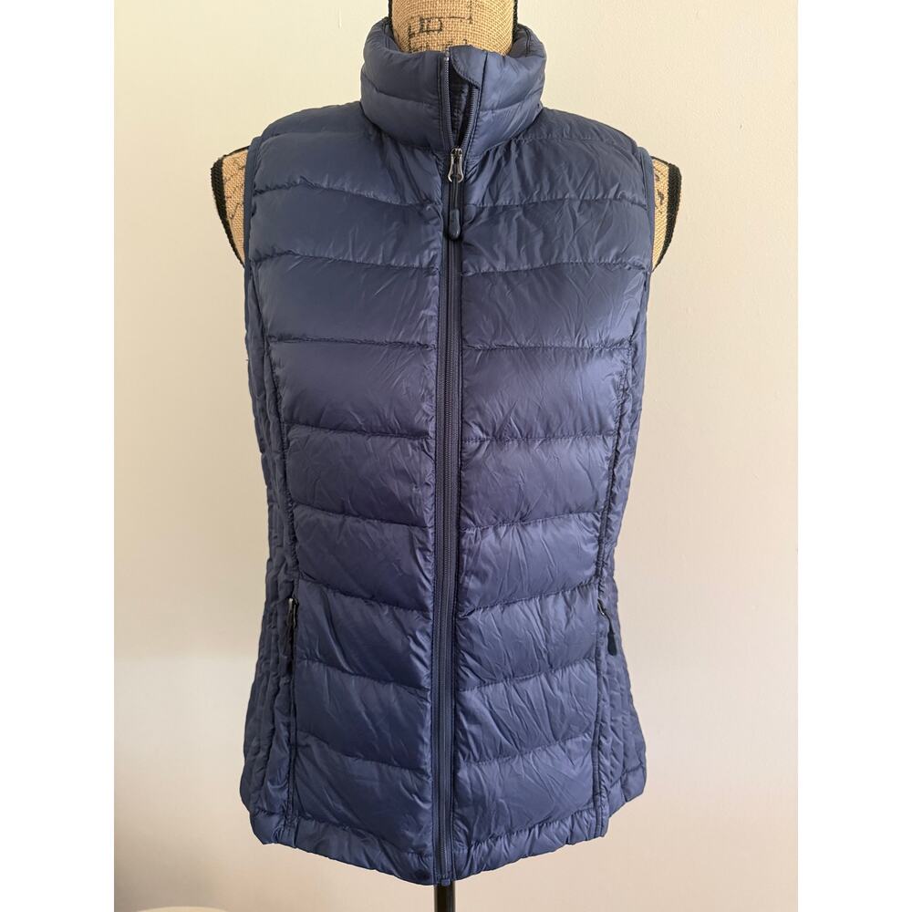 32 Degrees Dark Blue Puffer Down Vest Women’s Size Medium
